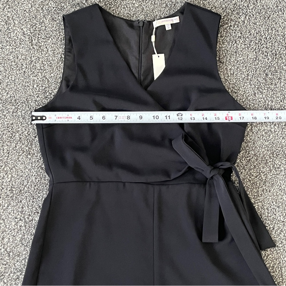 Lavender Brown Black Wrap Jumpsuit Size M - Picture 4 of 8